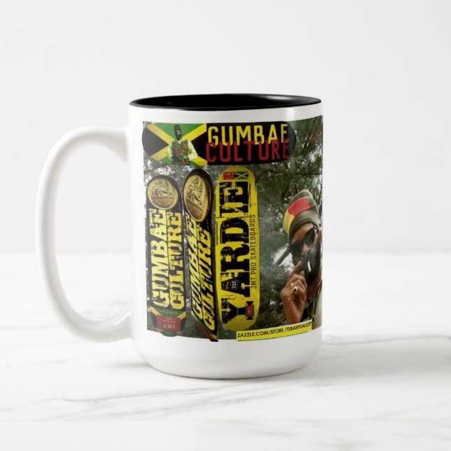 GUMBAE CULTURE Mug à deux tons, 15 oz (Gauche)
