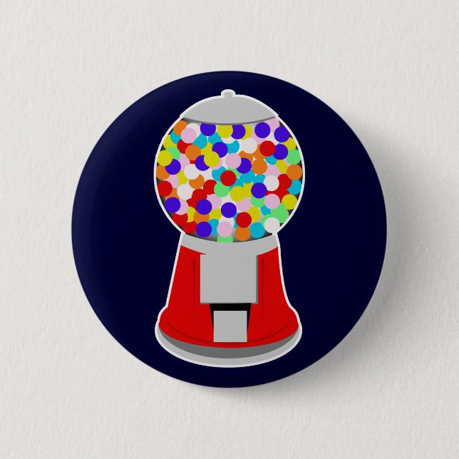 Gumball Machine 2 Inch Round Button (Front)