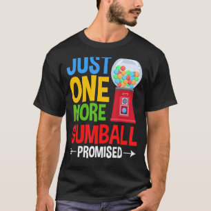 Gumball Machine Gum Ball Bubble Chewing Gum T-Shirt