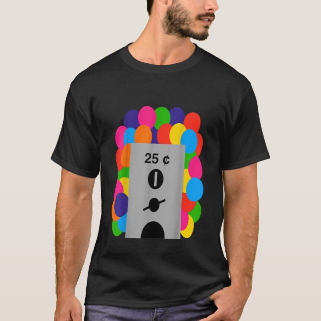 Gumball Machine Halloween DIY Costume T-Shirt (Front)