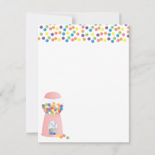 Gumball Machine Invitation