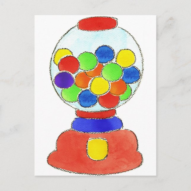 Gumball Machine Postcard (Front)