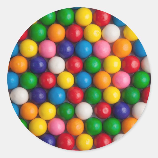 Gumballs Classic Round Sticker (Front)