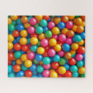 Gumballs Colourful Gum and Candy Jigsaw Puzzle