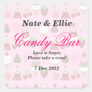 Gumballs & crème glacée Sticker barre de bonbons