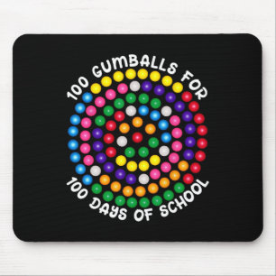 Gumballs For 100 Days Of School Mouse Pad