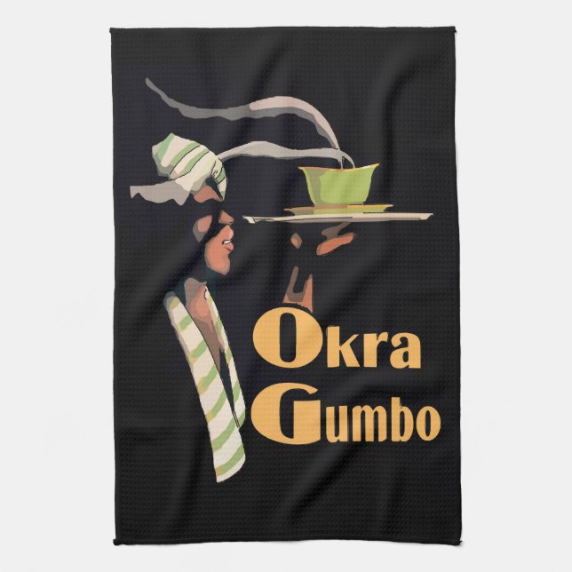 Gumbo Home Cooking Kitchen Towel (Vertical)
