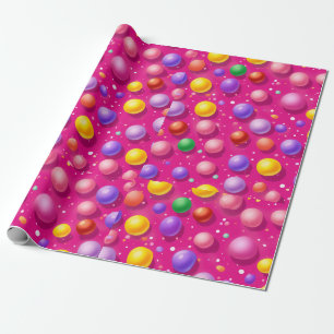 gumdrops wrapping paper