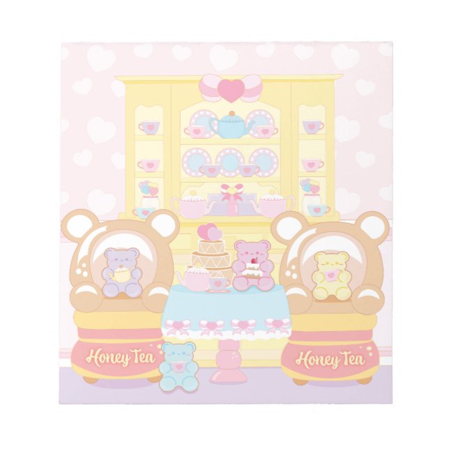Gummi Sweet Honey Tea Notepad (Front)