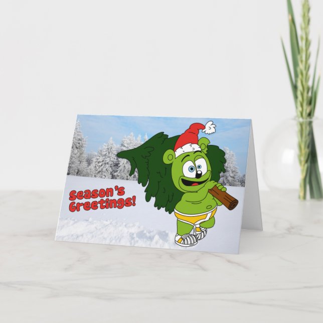 Gummibär Season's Greeting Christmas Card (Front)