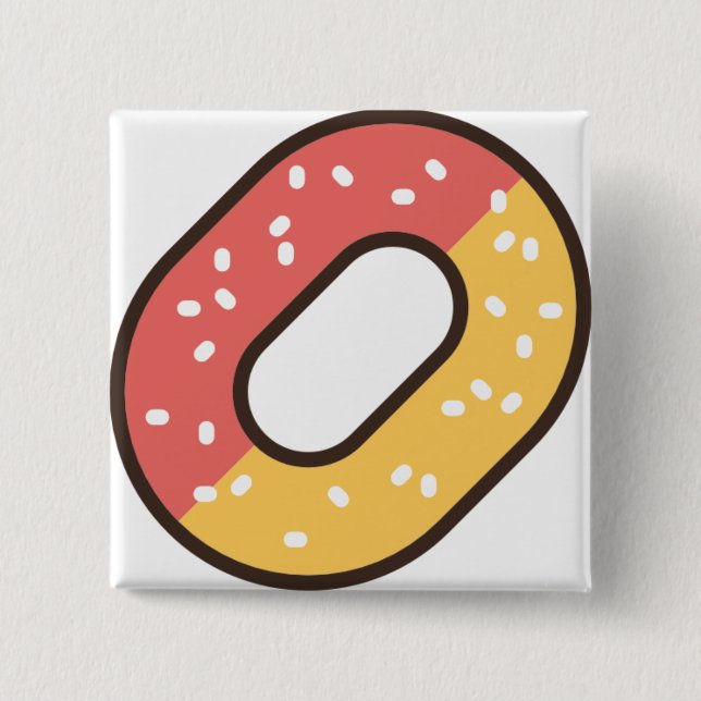 gummy 2 inch square button (Front)