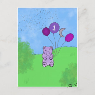 Gummy Bear 1st Poster Postcard