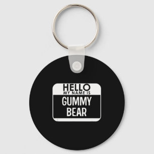 Gummy Bear Costume Funny Easy Last Minute Hallowee Keychain