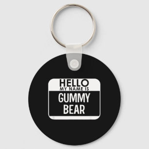 Gummy Bear Costume Shirt Funny Easy Halloween Keychain