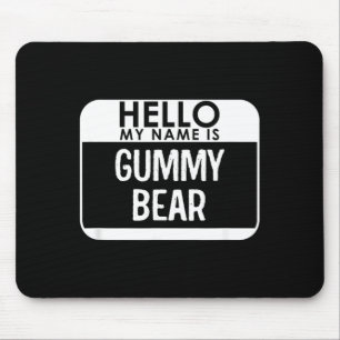 Gummy Bear Costume Shirt Funny Easy Halloween Mouse Pad