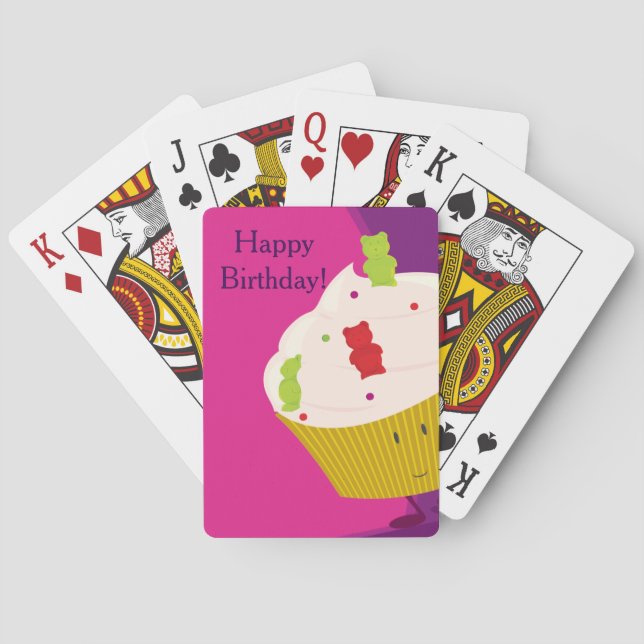 Gummy Bear Cupcake | Playing Cards (Back)