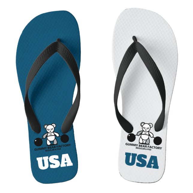 Gummy Bear Factory Flip Flops (Footbed)