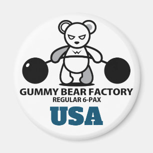 Gummy Bear Factory Magnet