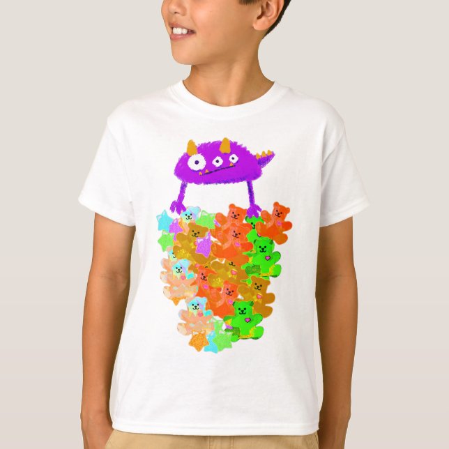 Gummy Bear Harvest Monster T-Shirt (Front)