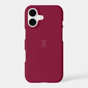 GUMMY BEAR iPhone Case Dark Cherry Red