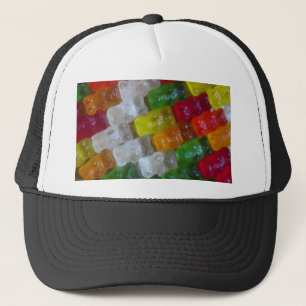 Gummy Bear Pattern Trucker Hat