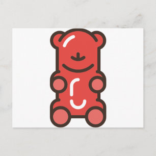 gummy-bear postcard