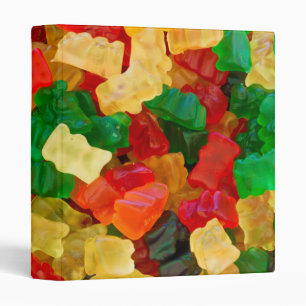 Gummy Bear Rainbow Coloured Candy Binder