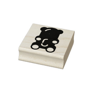 gummy-bear rubber stamp