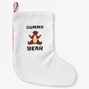 Gummy bear small christmas stocking