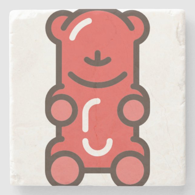 gummy-bear stone coaster (Front)