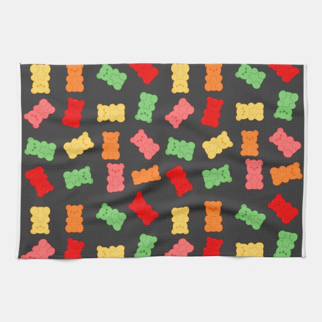Gummy Bear Wrapping Paper Kitchen Towel (Horizontal)