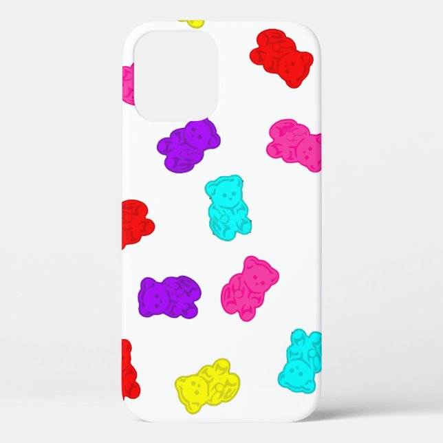 gummy bears colourful rainbow candy Case-Mate iPhone case (Back)