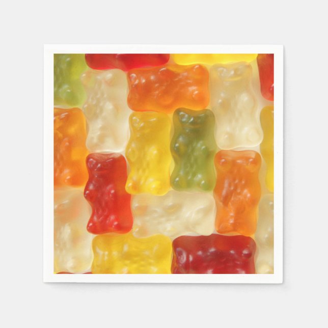 gummy bears paper napkins (Front)