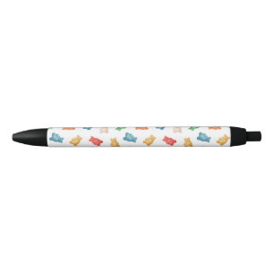 Gummy Bears Pattern Black Ink Pen
