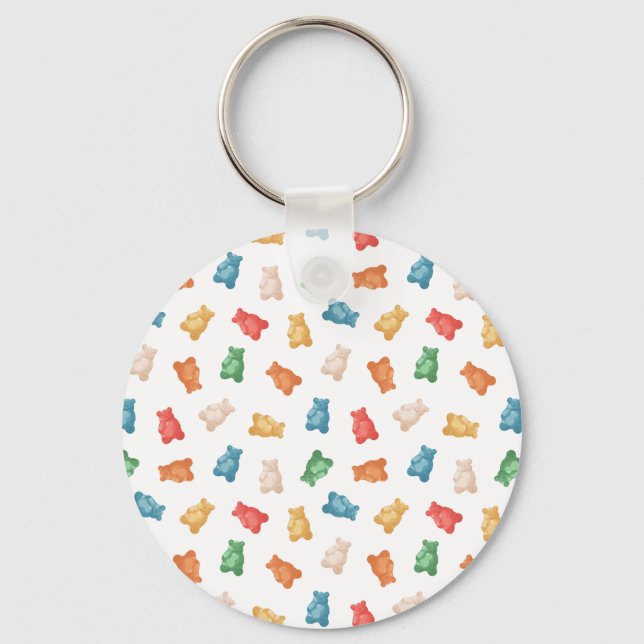 Gummy Bears Pattern Keychain (Front)