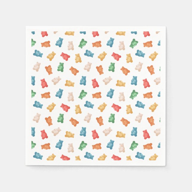 Gummy Bears Pattern Napkin (Front)