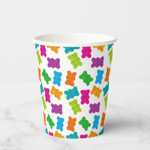 Gummy Bears Pattern Paper Cups