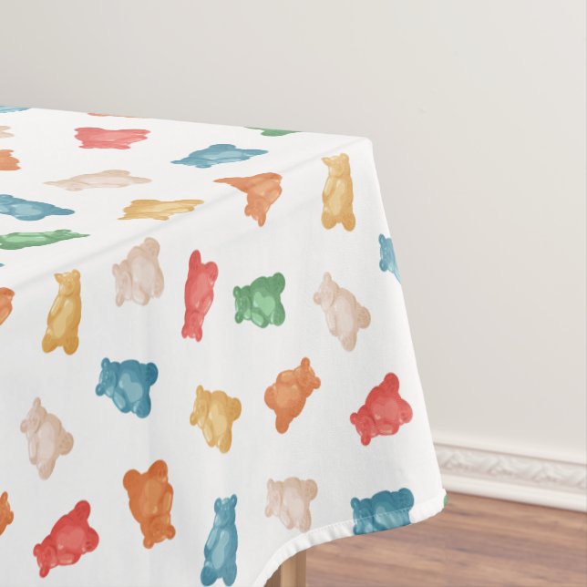 Gummy Bears Pattern Tablecloth (In Situ)