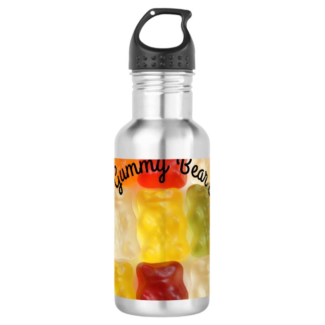 gummy bears - water bottle (Front)