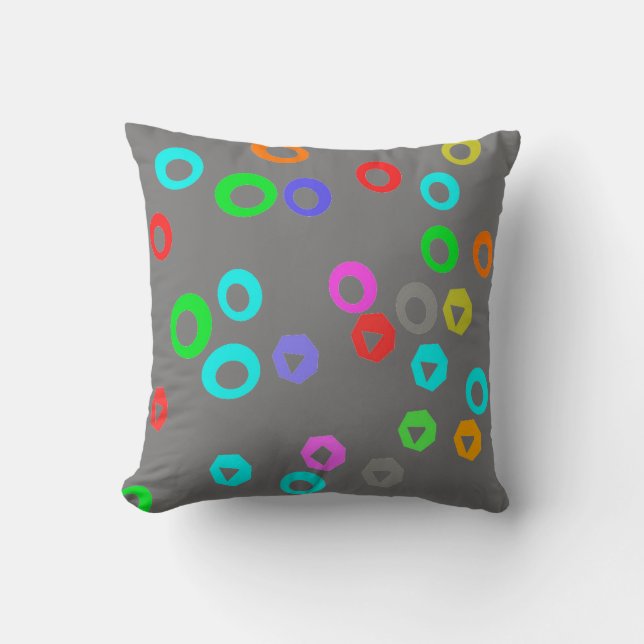 Gummy candies throw pillow (Front)