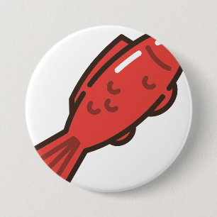 gummy-fish 3 inch round button