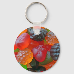 Gummy Fruit Keychain