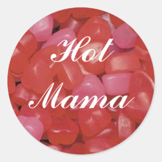 Gummy Heart Hot Mama Sticker