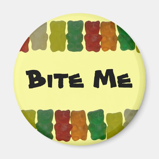 Gummy Line - Bite Me Magnet (Front)