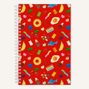 Gummy Lover Red Notebook