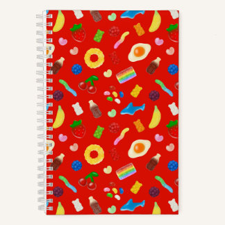Gummy Lover Red Notebook