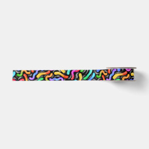 Gummy Worms Tossed, a sweet Halloween party gift Satin Ribbon