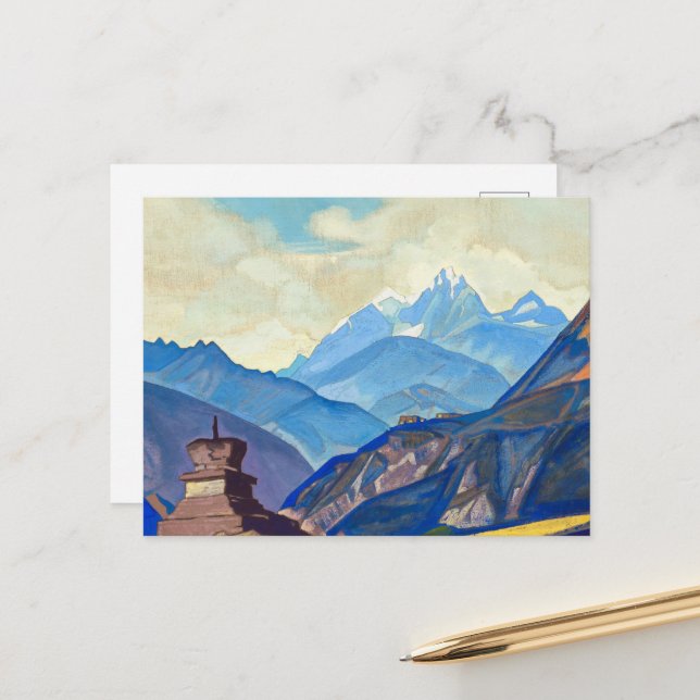 Gumran by Nicholas Roerich Postcard (Front/Back In Situ)