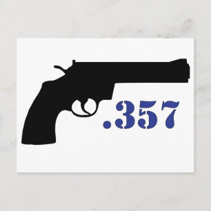 **GUN .357** POSTCARD