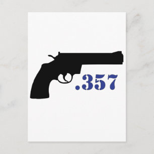 **GUN .357** POSTCARD